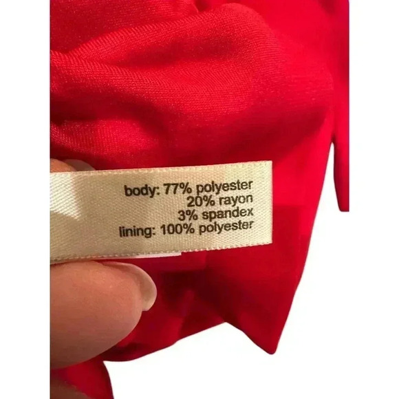 The Limited Classic Red, Valentines’s Knee Length, Sheath Dress Size 6, NWT - Picture 7 of 9